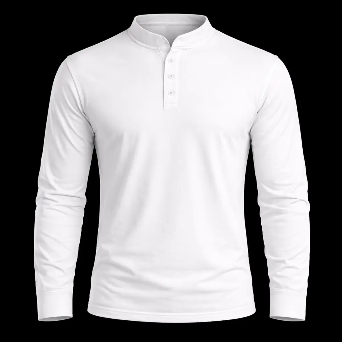 Polera sublimada manga larga cuello mao personalizada